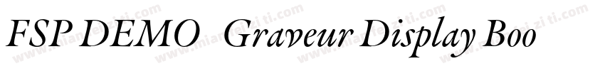 FSP DEMO   Graveur Display Book Reg字体转换